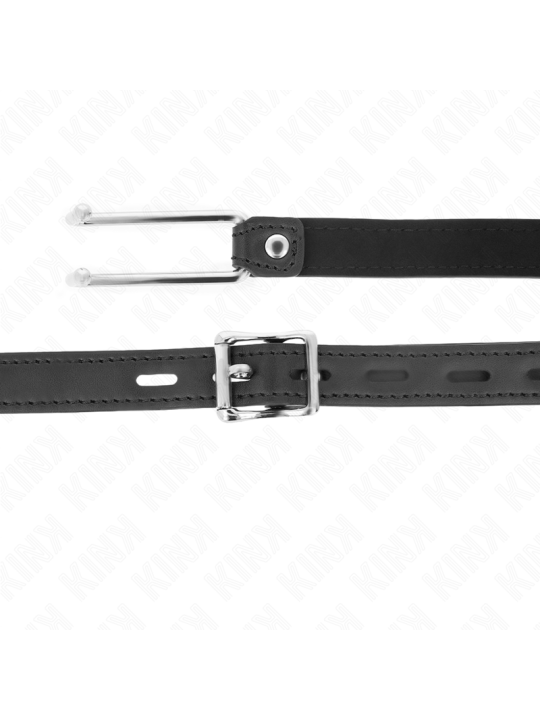 KINK - GANCIO IN METALLO 11.5 CM CON CINTURINO IN SIMILPELLE REGOLABIL