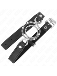 KINK - GAG WITH MULTIPLE O-RINGS 5 CM BLACK 63 X 2.5 CM