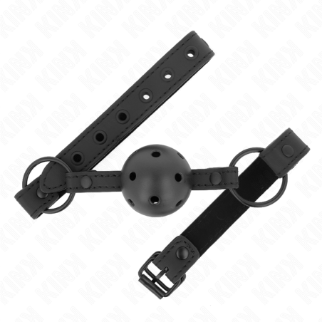 KINK - MORDAZA DE BOLA 4.5 CM DE NEOPRENO 63.5 X 2 CM AJUSTABLE 41 X 5
