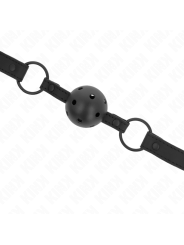 KINK - MORDAZA DE BOLA 4.5 CM DE NEOPRENO 63.5 X 2 CM AJUSTABLE 41 X 5