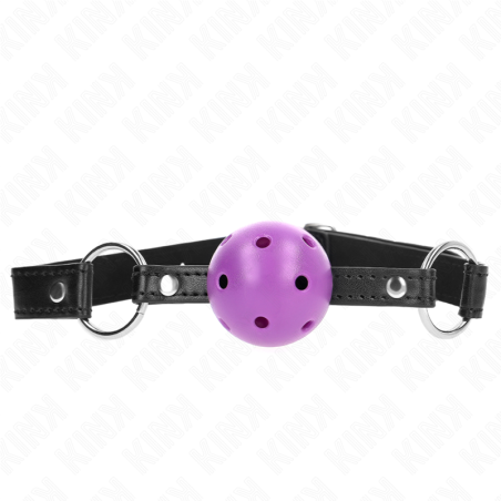 KINK - 4,5 CM PAARSE HARDE HOLLE BAL GAG 63,5 X 2 CM