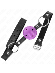 KINK - 4,5 CM PAARSE HARDE HOLLE BAL GAG 63,5 X 2 CM