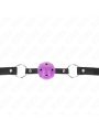 KINK - 4,5 CM PAARSE HARDE HOLLE BAL GAG 63,5 X 2 CM