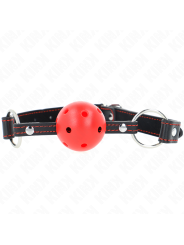 KINK - 4,5 CM ROOD HARD HOLLE BAL GAG MODEL 2 65 x 2,5 CM