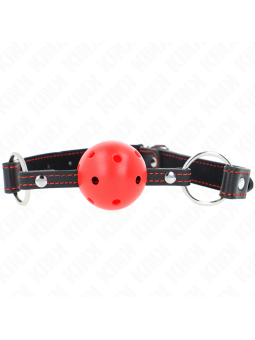 KINK - 4,5 CM ROOD HARD HOLLE BAL GAG MODEL 2 65 x 2,5 CM