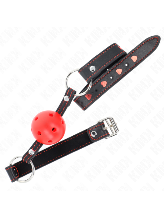 KINK - 4,5 CM ROOD HARD HOLLE BAL GAG MODEL 2 65 x 2,5 CM