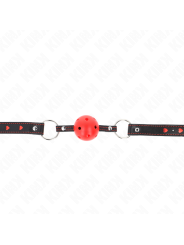 KINK - 4,5 CM ROOD HARD HOLLE BAL GAG MODEL 2 65 x 2,5 CM
