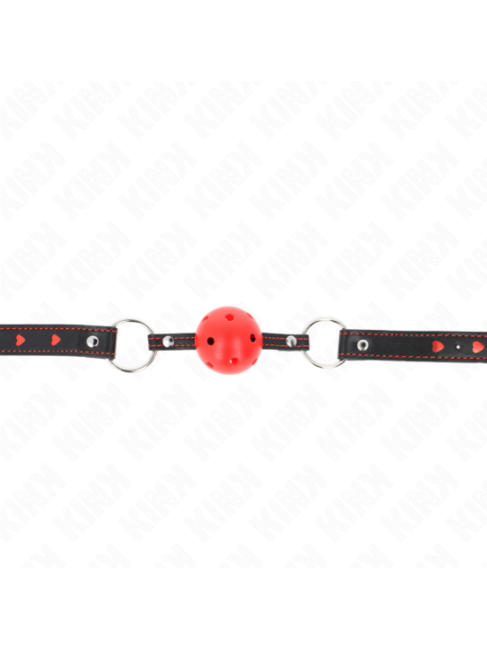 KINK - 4,5 CM ROOD HARD HOLLE BAL GAG MODEL 2 65 x 2,5 CM