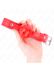 KINK - ROTER ATMUNGSAKTIVER BALL 4,5 CM Knebel 65 x 2,5 CM