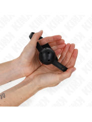 KINK - SIMPLICITY BLACK BREATHABLE BALL 4.5 CM GAG 62 x 1.5 CM