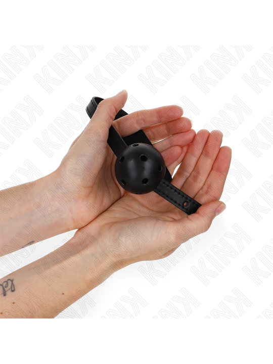 KINK - SIMPLICITY BLACK BREATHABLE BALL 4.5 CM GAG 62 x 1.5 CM