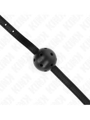 KINK - MORDAZA DE BOLA 4.5 CM TRANSPIRABLE SIMPLICITY NEGRO 62 x 1.5 C
