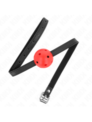 KINK - SIMPLICITY ROT ATMUNGSAKTIVER 4,5 CM BALLGAG 62 x 1,5 CM