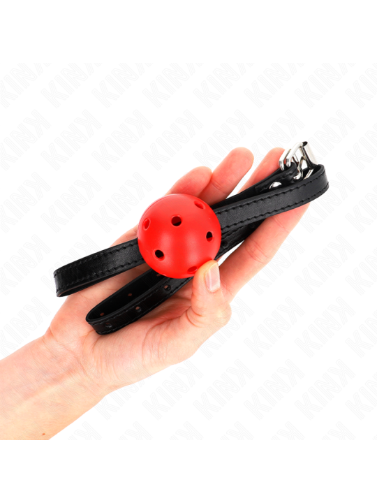 KINK - SIMPLICITY ROT ATMUNGSAKTIVER 4,5 CM BALLGAG 62 x 1,5 CM