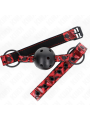 KINK - RAUTENMUSTER-BALL 4,5 CM GAG MODELL 2 64,5 CM VERSTELLBAR 42-60