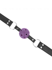 KINK - 4CM ADEMENDE BAL GAG MET DUBBELE KLINKNAGEL PAARS 62 x 2,5 CM V