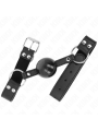 KINK - 4CM ZACHTE EN STEVIGE BALL GAG MET 62 x 2,5 CM VERSTELBARE LEDE
