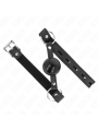 KINK - TPE BALL 4 CM GAG WITH BLACK LOCK 60 x 2 CM
