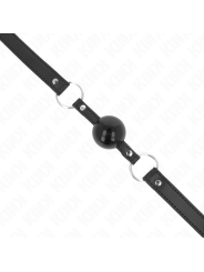 KINK - TPE BALL 4 CM GAG WITH BLACK LOCK 60 x 2 CM