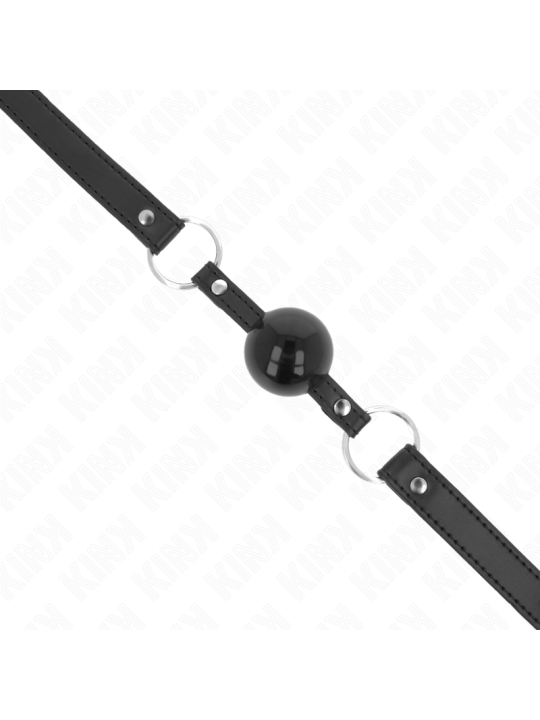 KINK - TPE BALL 4 CM GAG WITH BLACK LOCK 60 x 2 CM