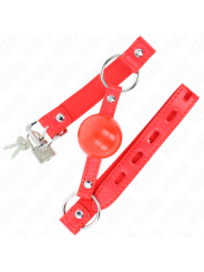 KINK - BÂILLON TPE BALLE 4 CM AVEC ROJO LOCK 60 x 2 CM