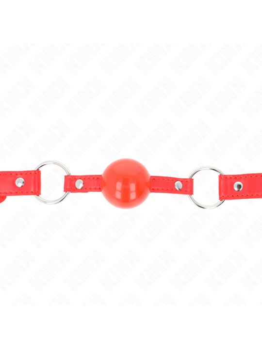 KINK - BÂILLON TPE BALLE 4 CM AVEC ROJO LOCK 60 x 2 CM