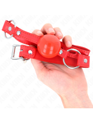 KINK - BÂILLON TPE BALLE 4 CM AVEC ROJO LOCK 60 x 2 CM