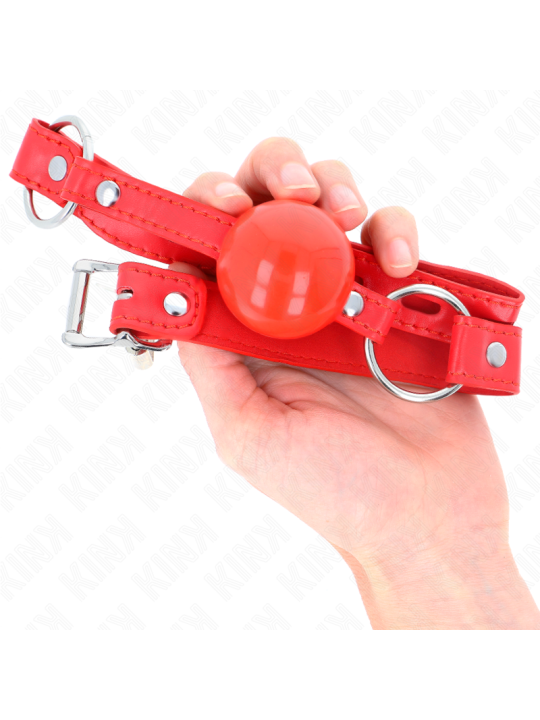 KINK - BÂILLON TPE BALLE 4 CM AVEC ROJO LOCK 60 x 2 CM
