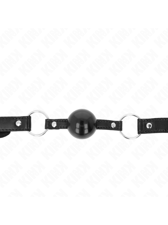 KINK - SCHWARZER TPE-BALL 4 CM Knebel 60 x 2 CM