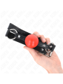 KINK - BOLA TPE VERMELHA MORDAÇA 4 CM 60 x 2 CM