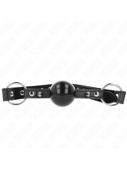 KINK - 4 CM BALL GAG MET PUNTKLINKNAGEL EN DRUKVERGRENDELING 65 x 2 CM