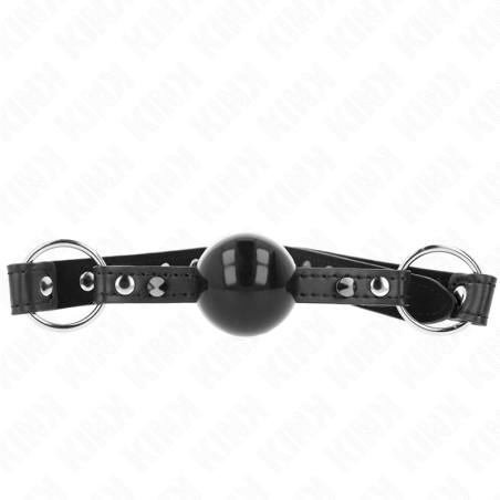 KINK - 4 CM BALL GAG MET PUNTKLINKNAGEL EN DRUKVERGRENDELING 65 x 2 CM