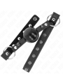 KINK - MORDAÇA BOLA 4 CM COM PONTA REBITE E SNAP LOCK 65 x 2 CM