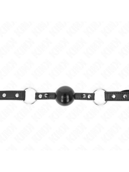 KINK - BALL 4 CM GAG WITH TIP RIVET AND SNAP LOCK 65 x 2 CM