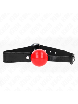 KINK - MORDAZA DE BOLA 4 CM SUAVE DE TPE MODELO 1 66 x 2.5 CM AJUSTABL