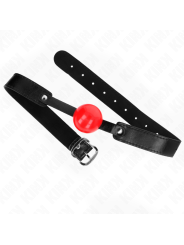 KINK - MORDAZA DE BOLA 4 CM SUAVE DE TPE MODELO 1 66 x 2.5 CM AJUSTABL