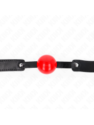 KINK - 4CM ZACHTE TPE BALL GAG MODEL 1 66 x 2,5 CM VERSTELBAAR 41-61 C