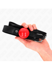 KINK - 4CM ZACHTE TPE BALL GAG MODEL 1 66 x 2,5 CM VERSTELBAAR 41-61 C