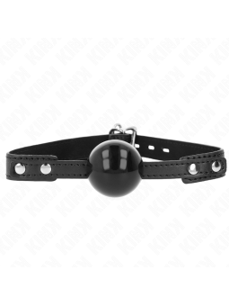 KINK - MORDAZA DE BOLA 4 CM SUAVE DE TPE MODELO 3 60 x 2 CM AJUSTABLE 