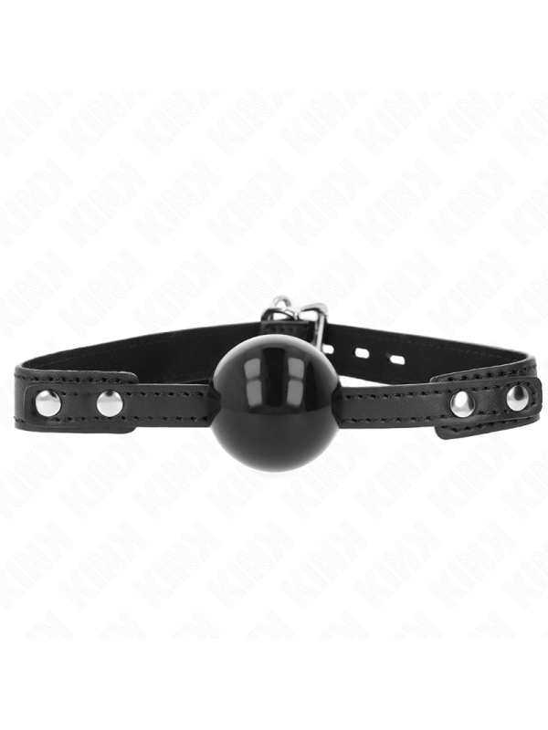 KINK - 4 CM ZACHTE TPE BALL GAG MODEL 3 60 x 2 CM VERSTELBAAR 37-52 CM