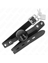 KINK - BOLA TPE MACIA 4 CM GAG MODELO 3 60 x 2 CM AJUSTÁVEL 37-52 CM