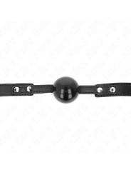 KINK - 4 CM ZACHTE TPE BALL GAG MODEL 3 60 x 2 CM VERSTELBAAR 37-52 CM