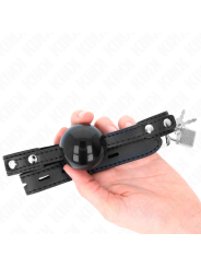 KINK - BOLA TPE MACIA 4 CM GAG MODELO 3 60 x 2 CM AJUSTÁVEL 37-52 CM