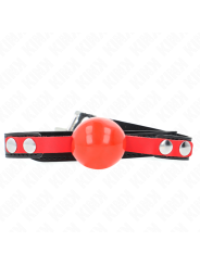 KINK - MORDAZA DE BOLA 4 CM SUAVE DE TPE MODELO 4 60 x 2 CM AJUSTABLE 