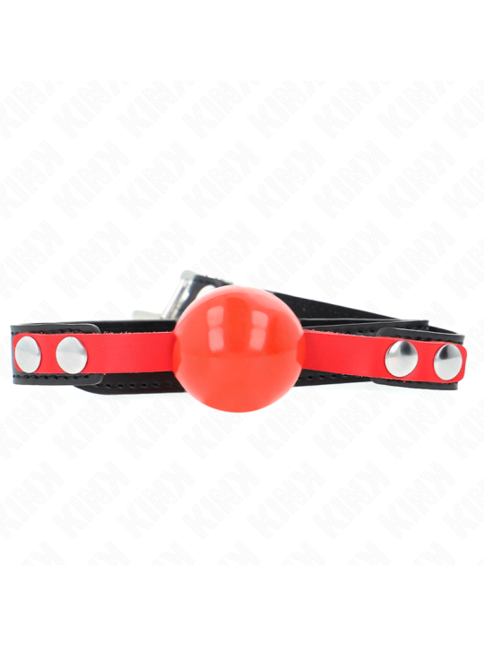 KINK - MORDAZA DE BOLA 4 CM SUAVE DE TPE MODELO 4 60 x 2 CM AJUSTABLE 