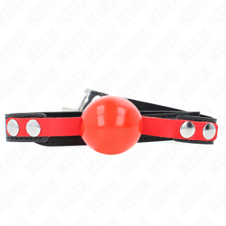 KINK - MORDAZA DE BOLA 4 CM SUAVE DE TPE MODELO 4 60 x 2 CM AJUSTABLE 