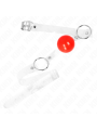 KINK - BALLE PVC TRANSPARENTE ROUGE 4 CM BAG AJUSTABLE