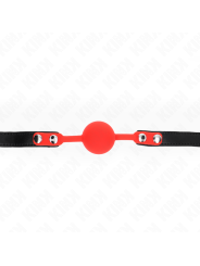 KINK - BOLA SILICONE MORDAÇA 4 CM COM FECHADURA 60 x 2 CM