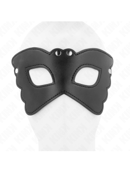 KINK - SCHMETTERLINGSFORM-KUNSTLEDERMASKE 20 x 9 CM
