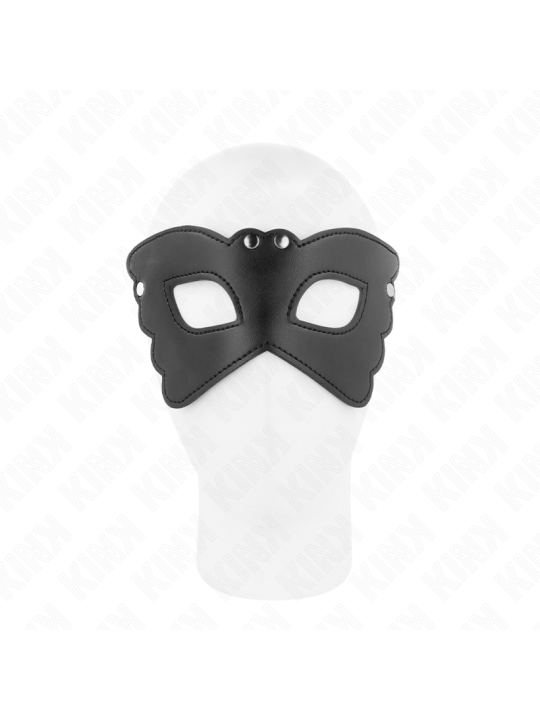 KINK - VLINDERVORMIG KUNSTLEERMASKER 20 x 9 CM
